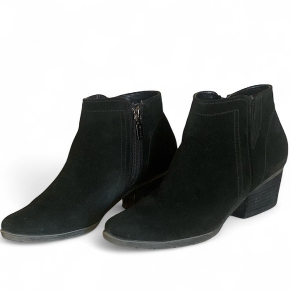 Blondo Valli 2.0 Waterproof Black Nubuck Ankle Bootie Size 7 Fireside Footwear - Picture 2 of 16
